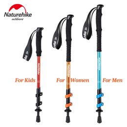 Trekking Poles Ultralight Trekking Trail Poles with Sweat Absorbing EVA Grips Hiking Canes Walking Sticks for Man Woman Children Mountaineering J230224