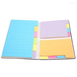 Gift Wrap Business Sticky Notes Colourful No Ink Bleeding Reusable Wide Application Glossy Edge Office School