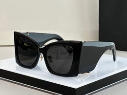 Grandes gafas de sol negras ojo de gato gran marco de solas solares para mujeres gafas de sol