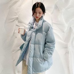 Women's Down Winter Padded Jacket Women 2023 Coat Ins Loose Student Bread Korean Short Cotton