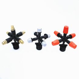 Watering Equipments 1PC 5-Outlet Misting Sprinkler With 1/2'' Male Thread Connecter Cooling System Nozzle Garden Flowers Plants Bonsai Irrig