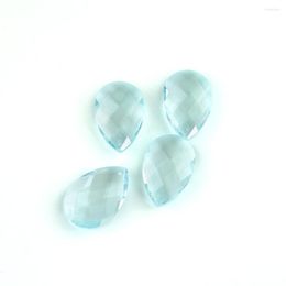 Chandelier Crystal Lt.aquamarine 38mm/50mm Tear Drop Glass Prism DIY Pendant Jewelry Lighting Part Spacer Faceted
