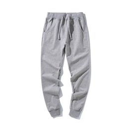 Men's Pants Arrival Top Fashion Men God Terry Elastic Waist Regular Casual Stretch Students Cultivate Morality Show Thin LegMen's