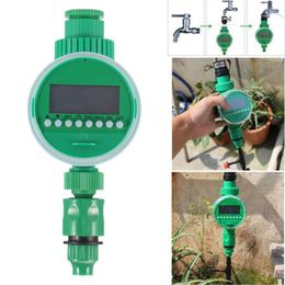 Watering Equipments Automatic Intelligent Electronic Garden Water Timer Rubber Solenoid Valve Irrigation LCD Display Sprinkler Control