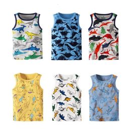 Clothing Sets 3pcs set Kids Baby Boys Vests T shirts Children summer Vest Top Outfit for boys Girls Clothes Cotton Tees Playsuits 230224