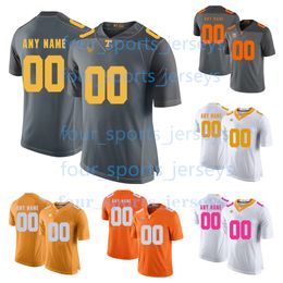 Custom NCAA College Tennessee Volunteers Football Jerseys Holiday Hyatt Jancek Keyton Lanier McCoy Merrill Nimrod Tillman Weary Webb White Browder Campbell Fant