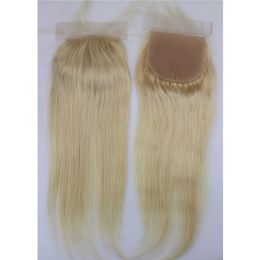 613 Colour 4x4 Silk base lace closure 100% remy straight body wave ship out in 2 weeks