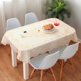Table Cloth NIOBOMO Flower Plastic PVC Rectangle Tablecloth Waterproof And Oiproof Garden El Home Dining