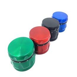 Smoking Pipes Zinc alloy cigarette slot lapping device creative new drum shape grinder with four grinder smoke