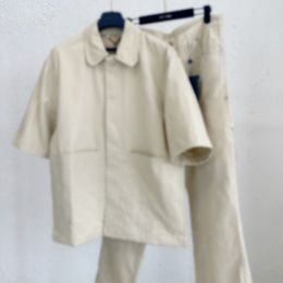 23SS parigi italia magliette da uomo Casual Street Fashion Tasche Warm Uomo Donna Coppia Outwear l0223