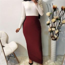 Ethnic Clothing Solid Skirt Kaftan Turkey Hijab Dress Muslim Clothes Jilbab Caftan Abaya Dubai Women Islamic Vintage Eid Islam