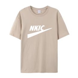 Solid Brand LOGO Print Men T shirt Men Fitness Tops Casual Lifestyle Gym Wear T-shirt Male Loose Streetwear Hip-Hop Tshirt