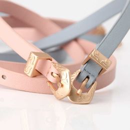Belts 2020 Women's Fashion High Quality Vintage Cave Pin Buckle Belt Luxury Thin Leather Belt Designer Belt Jeans Dress Z0223