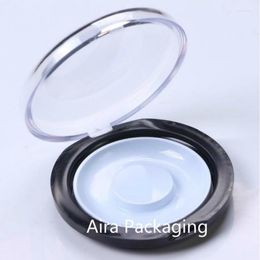 Storage Bottles 30pcs/lot Round Empty High Class Eyelashes Containers Acrylic Eye Makeup Case DIY High-end Packing Box