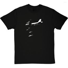 Men's T Shirts B-52 Stratofortress Bomber Men T-Shirt Short Sleeve Casual Cotton Summer Shirt