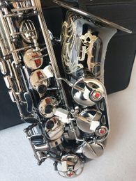 2023 Alto sax Germania JK SX90R Keilwerth Sassofono Nero Nichel Argento Lega Alto Sax Ottone Strumento Musicale Bocchino Copia Spedizione gratuita