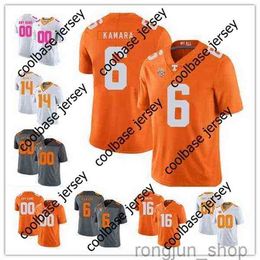 American College Football Wear Jersey Custom Tennessee Volunteers #6 Alvin Kamara 16 Peyton Manning 1 Jason Witten 14 Eric Berry 2019 NCAA