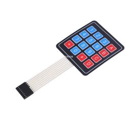 TZT New 4 12 16 20 Key 4*4 Membrane Switch Keypad 1x4 3x4 4x4 4*5 Matrix Array keyboard for arduino smart car