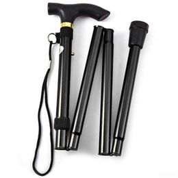 Trekking Poles Outdoor Walking Stick Hiking Trekking Poles Trail Ultralight 4 Section Adjustable Canes Aluminium Alloy Folding Walking Sticks J230224