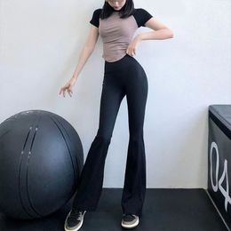 Yoga Pant Capris Designer de verão Lululemens calças femininas largas de cintura alta Belly Show Sports Sports Yoga Nine-Point Sports Sports para Woman S-3xl