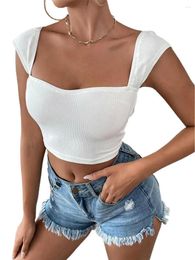 Women's Tanks Women Sexy Slim Crop Shirt Long Sleeve Backless Top Hollow Out Open Back Round Neck Tee Fit Blouse Tops