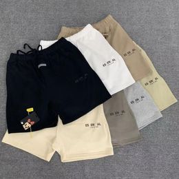 FOG Men's Shorts Summer Fashion Streetwears Clothing Women's black cotton Shorts with Drawstring EUR SIZE S-XL