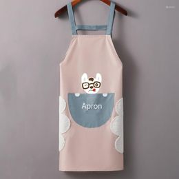 Table Napkin Creative Waterproof And Stain-Free Hand Wipe Lovers Apron Home Kitchen Pvch Strap Cartoon Sleeveless Design Daily Necessities