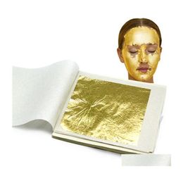 car dvr Feminine Hygiene Face Beauty Gold Foil Facial Mask Content 98 Real 9.33 Golden Drop Delivery Health Care Dhdlf