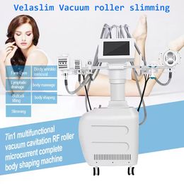 Vela Roller Cavitation Machine Ultrasound Fat Dissolve Body Shape Laser Light RF Skin Rejuvenation Face Lifting Machine