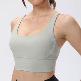 Yoga Outfit All Year Sexy Women's Gym Compression Elastic Tank Top Natural Soft Up Support Quick Dry Training Enjoyable Sports Bra