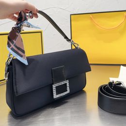 Diamond Bags Baguette Satchel Bag Cloth CrossBody Luxury Designer Brand Fashion Shoulder Bags Handbags High Quality Women Letter Purse Phone bag Wallet