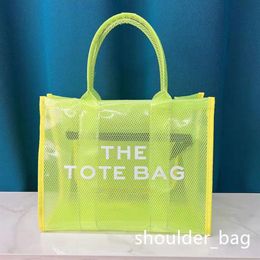 As sacolas de sacolas claras de gel￩ia transparente cartas de compra de ver￣o ￠ prova de ￡gua da praia Viagem Crossbody Fashion Luxurys Designers Mulheres 246p