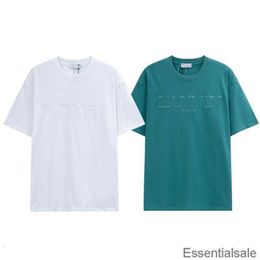Men's Designer Womens t Shirts Lanvins Summer T-shirts Shorts Sleeves Cotton Casual Loose Tees 2023 Italy Usa High Street Fashion Brand Vvyk