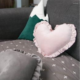 Pillow Throw Love Heart Shape Sofa Plush Cushion Office Backrest Nap Bolster Pillows Children Cute Cartoon Cushions