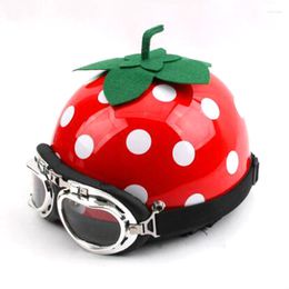 Motorcycle Helmets Riding Watermelon Lovely Helmet Moto Half For Racing Goggles Motocross Mask Vintage Capacete