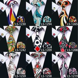 Neck Ties Men Tie Paisley Printed Necktie Gravata Neckwear BarryWang Fashion Set Ties For Men Formal Wedding Party Business US1230