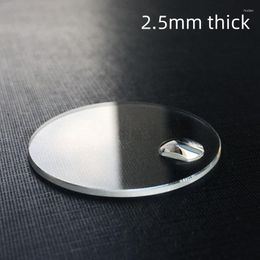 Watch Repair Kits 2.5mm Thick Date Window Glass Round Flat Mineral Timepiece Crystal With Bubble Magnifier 25mm-36mm Diameter YZC886