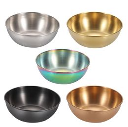 Stainless Steel Round Seasoning Dishes Bowls Condiment Cups Sushi Dipping Small Dish Bowl Saucers Mini Appetiser Plates SN5143