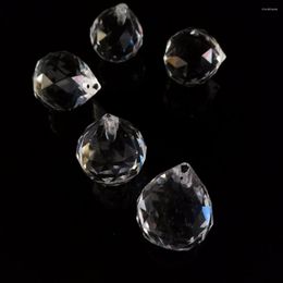 Chandelier Crystal 15MM-100MM Clear K9 Glass Faceted Ball Prism Suncatcher Pendants Lighting Lamp Parts Curtain Hanging Ornament