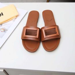 Designer Slides Mens Women Slippers Summer Sandals Beach Slide Flat platform Ladies Sandali Bathroom Home Shoes Flip Flops Striped Causal Slipper Plus Size