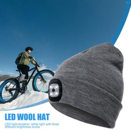 Cycling Caps USB Car Repair Hat Lamp Multipurpose Camping Torches Rechargeable Detachable 3-Gear Brightness Unisex For Jogging Walking