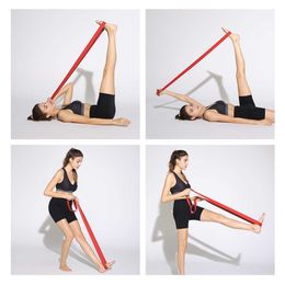 Yoga Stripes Yoga Stretch Door Buckle Strap Leg Stretcher Home Gym Training Belt with Loop J230225