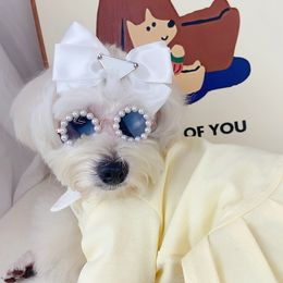 Marca Petpin Chiep Dog Thiere Dog Abbigliamento Cucciolo Bowknot Decorazione per capelli Foto in stile Decorazione per animali domestici