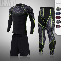 Men's Tracksuits Seamless Tight Tactical Thermal Underwear Men Outdoor Sports Function Breathable Training Cycling Thermo Underwear Long Johns Z0224
