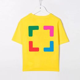 Ofs Luxury T-shirt Kids T-shirts Offs White Boys Irregular Arrow Girls Summer Short Sleeve Tshirts Letter Printed Finger Loose Kid Toddlers Youth Tees Tops ym