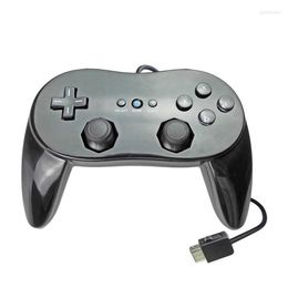 Game Controllers Black Classic Wired Controller Gaming Pro Remote Gamepad For Wii