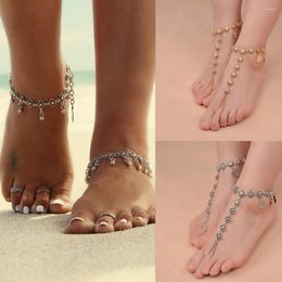 Anklets 1PC Female Simple Fashion Family Name Wind Anklet Fringed Sac Bracelet For Women