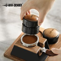 Tampers Universal Coffee Tamper Powder Hammer Cafe Accessories Barista Tools Distributor Espresso Maker 230224