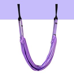 Yoga Stripes Flexible Gym Hanging Inversion Swing Aerial Yoga Hammock Stretcher Band Belt Flexible Yoga Device Heavy Duty perfect for yoga J230225