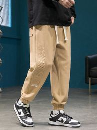 Men's Pants 2022 Spring New Hip Hop Baggy Sweatpants Men Streetwear Loose Joggers Ankle Length Casual Cotton Harem Pants Plus Size 8XL Z0225